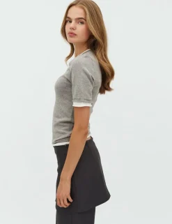 D'ahrling Tauna Double Knit Tee - Grå