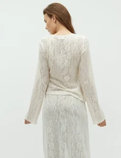 Frakment Binea-F Bluse - Creme