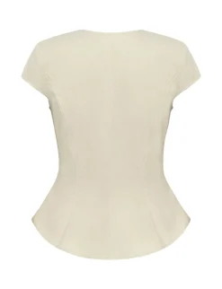 Frakment Minea SS-F Top - Creme