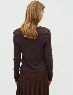 Frakment Orelia-F Cardigan - Brun
