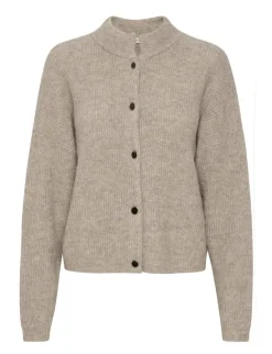 Gestuz AlphaGZ Short Cardigan - Sand