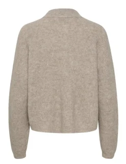 Gestuz AlphaGZ Short Cardigan - Sand