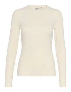 Gestuz DrewGZ LS Logo Top - Hvid