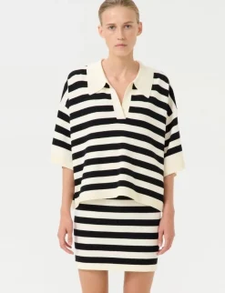Gestuz GZalli pullover Strikpolo - Stribet