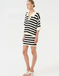 Gestuz GZalli pullover Strikpolo - Stribet