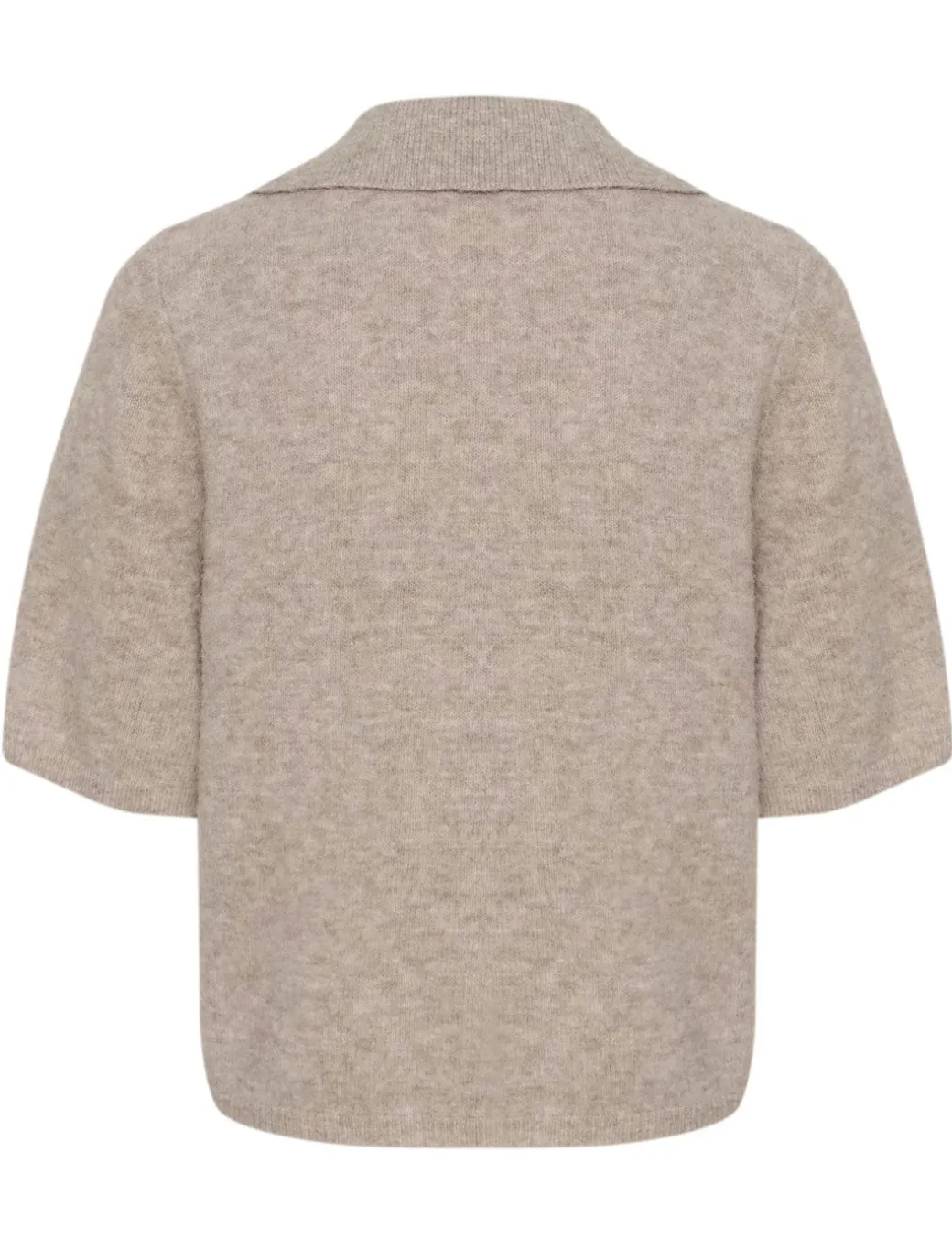 Gestuz GZalpha SS Polo Pullover - Sand