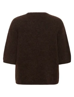 Gestuz GZalpha SS Tee Strik - Brun