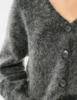 Gestuz GZdebbie V Cardigan Strik - Grå
