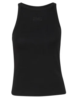 Gestuz GZdrew Rhinestone Logo Tanktop - Sort