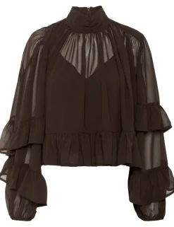 Gestuz GZmio Bluse - Mørkebrun
