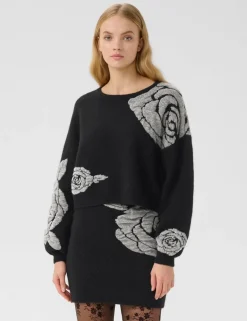 Gestuz GZrosaly Pullover Strik - Sort