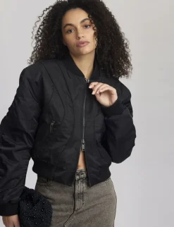 Gestuz PhilinaGZ Short Bomber Jakke - Sort