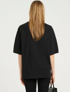 Gestuz SimmaGZ Emb T-shirt - Sort