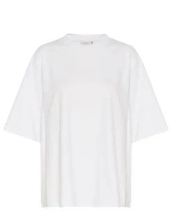Gestuz SimmaGZ Emb T-shirt - Hvid