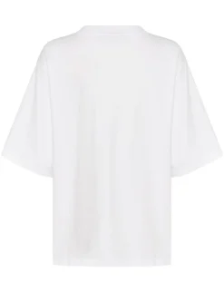 Gestuz SimmaGZ Emb T-shirt - Hvid
