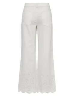 Global Funk Amarillo Scallop-G Jeans - Hvid