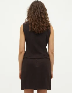 Global Funk Pilua-G Vest - Mørkebrun