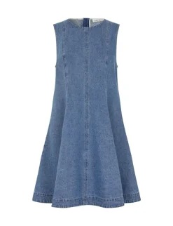 Global Funk Rihann peplum-G Kjole - Denim