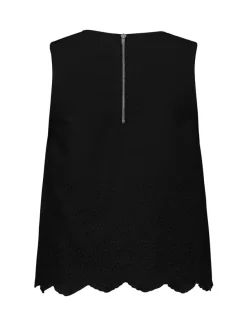 Global Funk Rihne Scallop-G Top - Sort