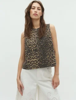 Global Funk Rihne-G Top - Leopard