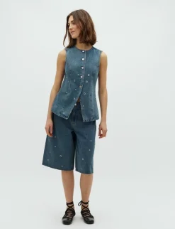 Global Funk Talina L XO-G Shorts - Denim