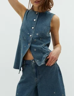 Global Funk Talina L XO-G Shorts - Denim
