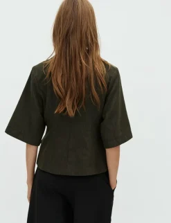 mbyM Babea-M Blazer - Mørkegrøn
