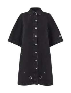 mbyM Calamya-M Denim Kjole - Sort