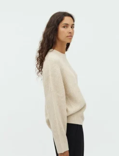 mbyM Gillian Shyla Striktrøje - Sand