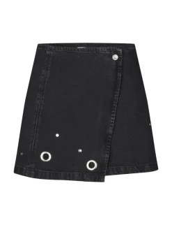 mbyM Keyana-M Denim Nederdel - Sort