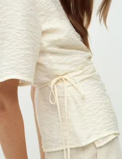 mbyM Kylar Short-M Bluse - Sugar