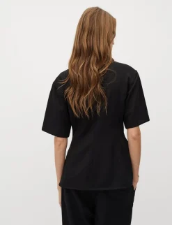 mbyM Peplina-M Bluse - Sort
