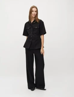 mbyM Peplina-M Bluse - Sort