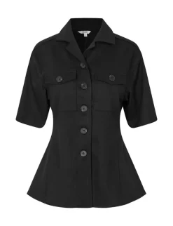mbyM Peplina-M Bluse - Sort