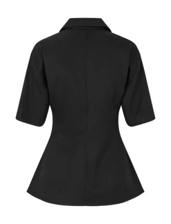 mbyM Peplina-M Bluse - Sort