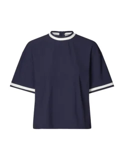 mbyM Rimaya-M T-shirt - Mørkeblå