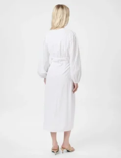 Neo Noir Alto Embroidery Kjole - Hvid