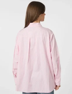Neo Noir Dalma Soft Stripe Stone Skjorte - Pink