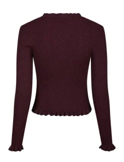 Neo Noir Eshra Strik Cardigan - Bordeaux