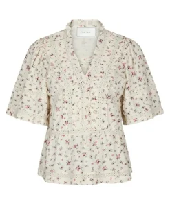 Neo Noir Evienne Floral Blush Top - Rosa