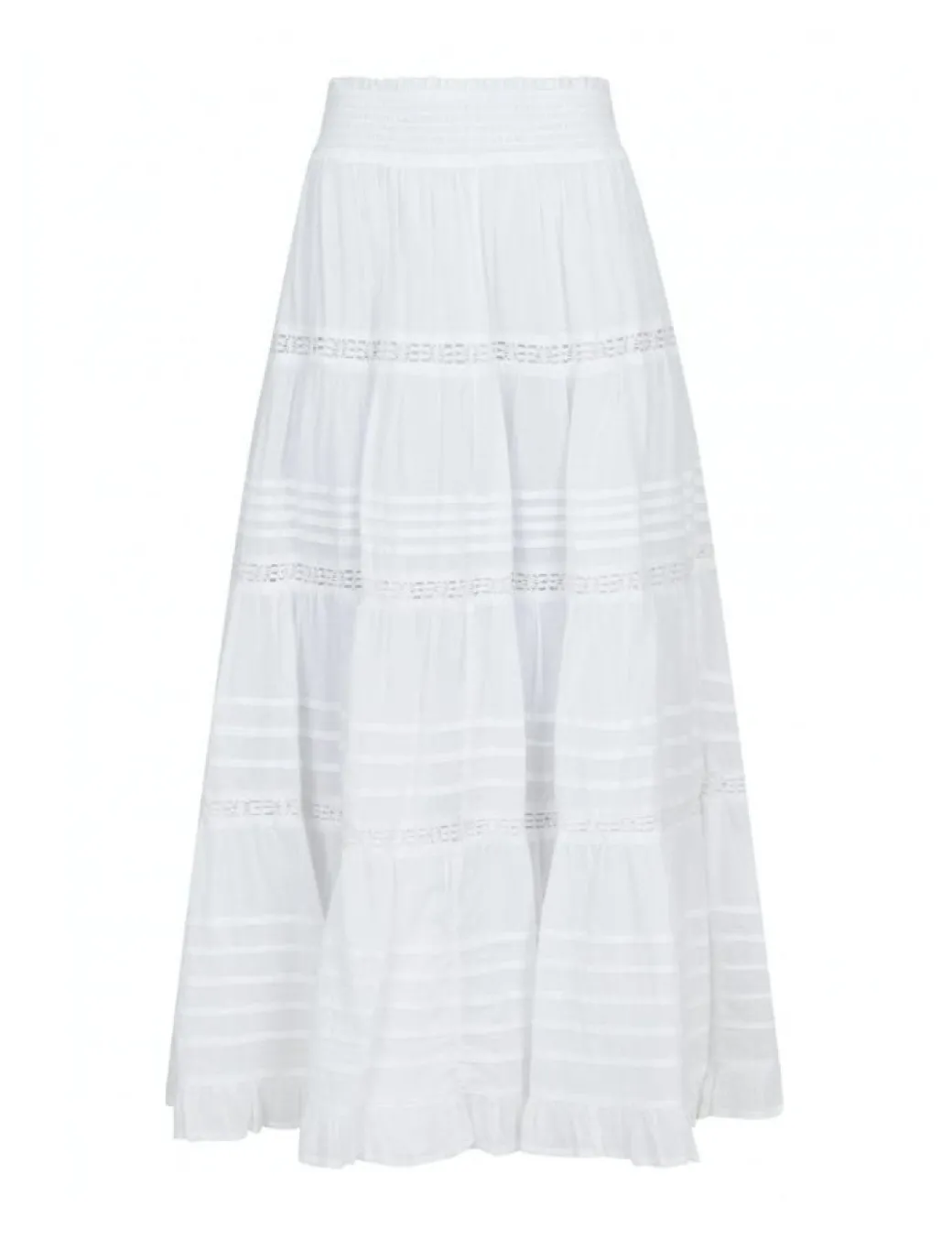 Neo Noir Felicia S Voile Nederdel - Hvid