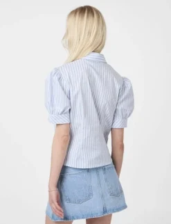 Neo Noir Frannie Stripe Skjorte - Stribet