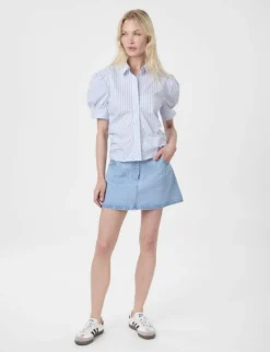 Neo Noir Frannie Stripe Skjorte - Stribet