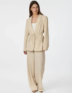 Neo Noir Jemmie Melange Blazer - Sand