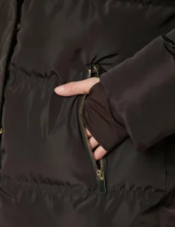 Neo Noir Lucette Puffer Jakke - Mørkebrun