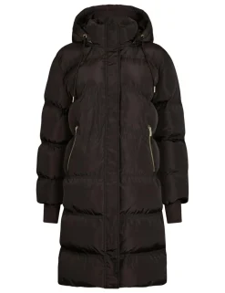Neo Noir Lucette Puffer Jakke - Mørkebrun
