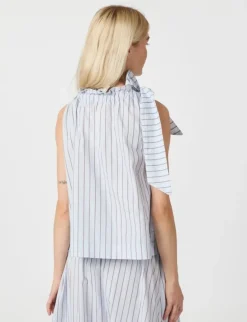 Neo Noir Maula Stripe Top - Stribet