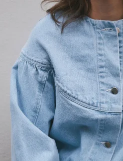 Neo Noir Mavis Denim Jakke - Denim