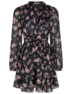 Neo Noir Mio Marigold Kjole - Print