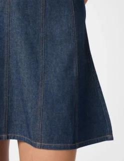 Neo Noir Nava Denim Kjole - Denim